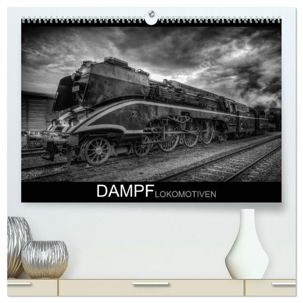 Produktbild: Dampflokomotiven (hochwertiger Premium Wandkalender 2026 DIN A2 quer), Kunstdruck in Hochglanz