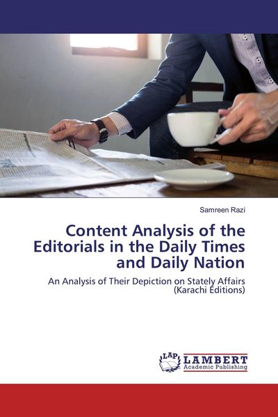 Produktbild: Content Analysis of the Editorials in the Daily Times and Daily Nation