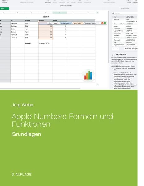 Produktbild: Apple Numbers Formeln und Funktionen