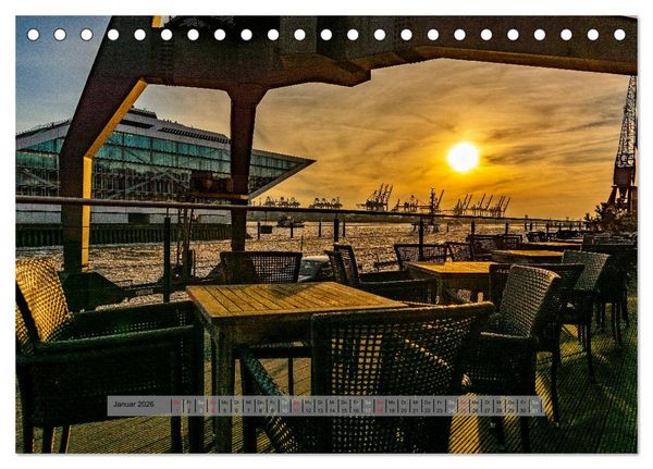 Produktbild: Auch das ist der Hamburger Hafen (Tischkalender 2026 DIN A5 quer), CALVENDO Monatskalender