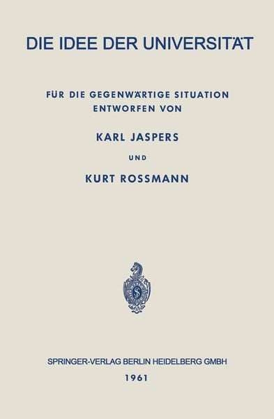 Produktbild: Die Idee der Universit&auml;t