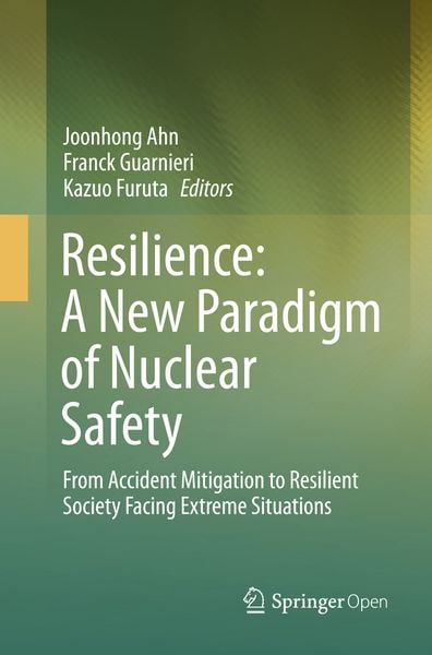 Produktbild: Resilience: A New Paradigm of Nuclear Safety