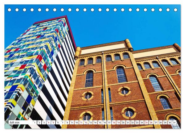 Produktbild: Architektonische Zeitspr&uuml;nge (Tischkalender 2026 DIN A5 quer), CALVENDO Monatskalender