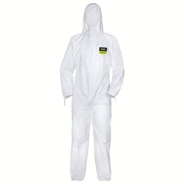 Produktbild: Uvex 8849712 5/6 comfort light Einweg (NR) Overall wei&szlig;, XL Kleider-Gr&ouml;&szlig;e: XL Wei&szlig;