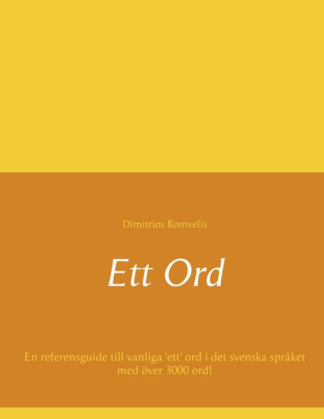 Produktbild: Ett Ord