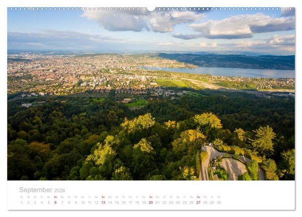 Produktbild: Z &Uuml; R I C H Impressionen (hochwertiger Premium Wandkalender 2026 DIN A2 quer), Kunstdruck in Hochglanz