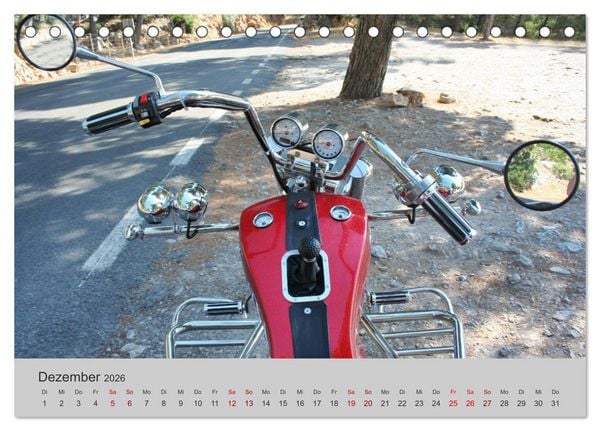 Produktbild: Trikes - Unterwegs auf drei R&auml;dern (Tischkalender 2026 DIN A5 quer), CALVENDO Monatskalender