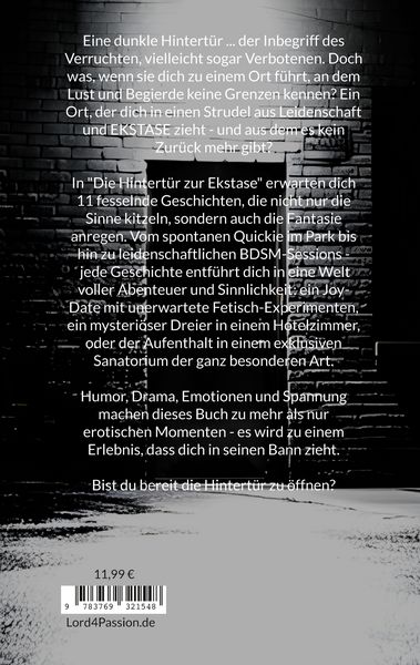 Produktbild: Die Hintert&uuml;r zur Ekstase