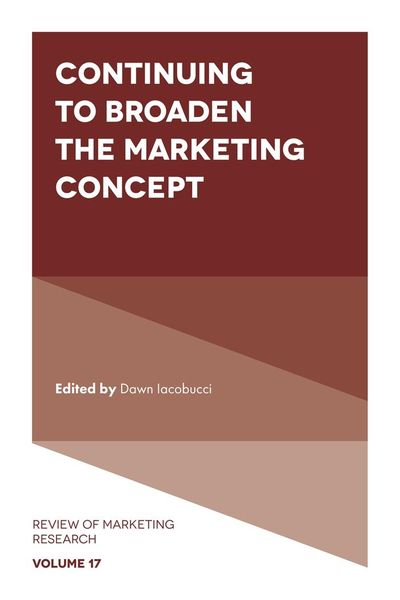 Produktbild: Continuing to Broaden the Marketing Concept