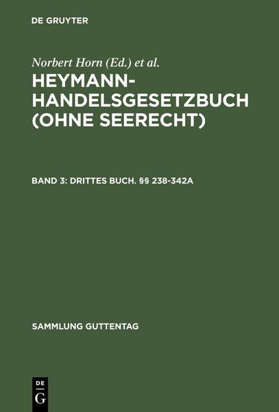 Produktbild: Drittes Buch. &sect;&sect; 238-342a