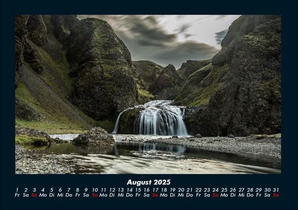 Produktbild: Wasserf&auml;lle 2025 Fotokalender DIN A4