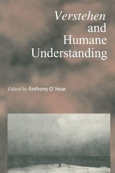 Produktbild: Verstehen and Humane Understanding