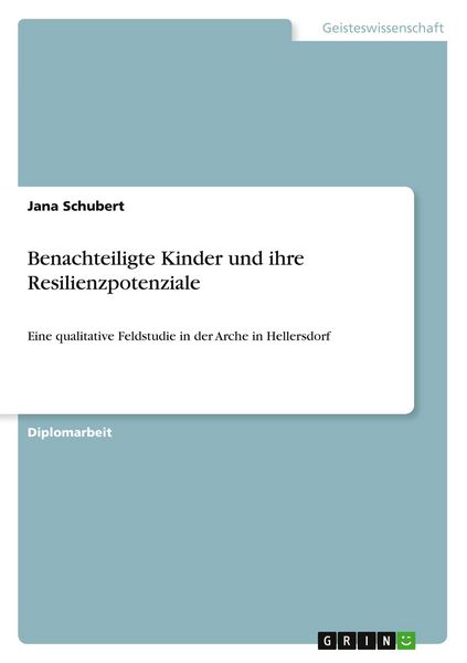 Produktbild: Benachteiligte Kinder und ihre Resilienzpotenziale