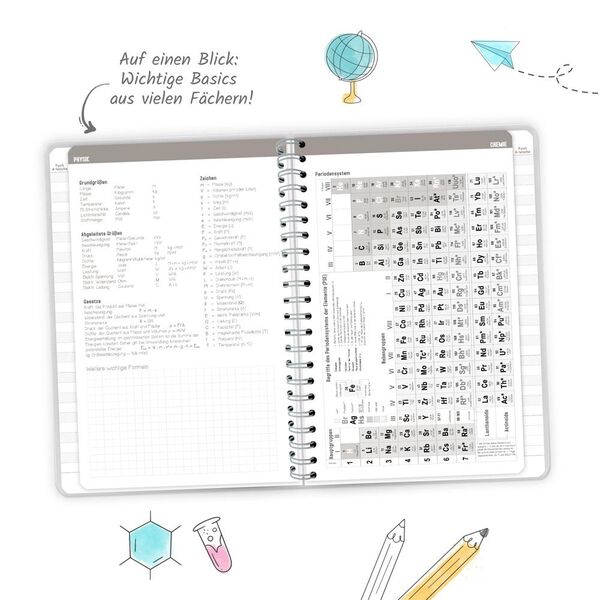 Produktbild: Tr&ouml;tsch Gymnasialplaner Dark 25/26