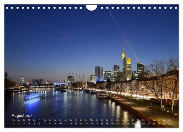 Produktbild: Faszinierendes Frankfurt - Impressionen aus der Mainmetropole (Wandkalender 2027 DIN A4 quer), CALVENDO Monatskalender