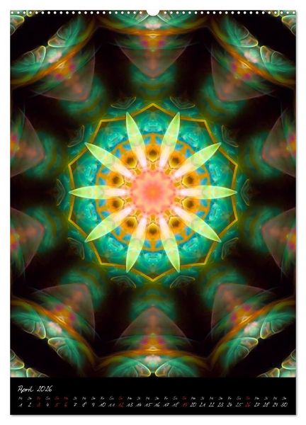 Produktbild: Mandala - Esoterik & Meditation (hochwertiger Premium Wandkalender 2026 DIN A2 hoch), Kunstdruck in Hochglanz