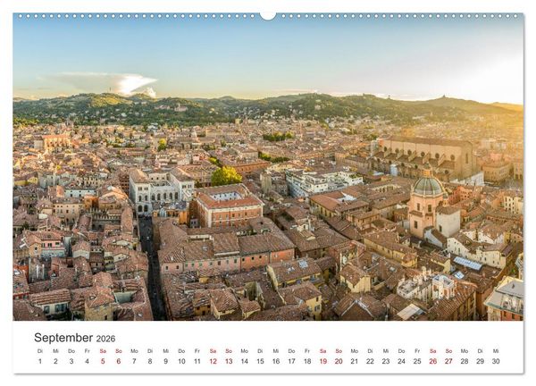 Produktbild: Bologna - Impressionen der wundersch&ouml;nen Universit&auml;tsstadt. (Wandkalender 2026 DIN A2 quer), CALVENDO Monatskalender