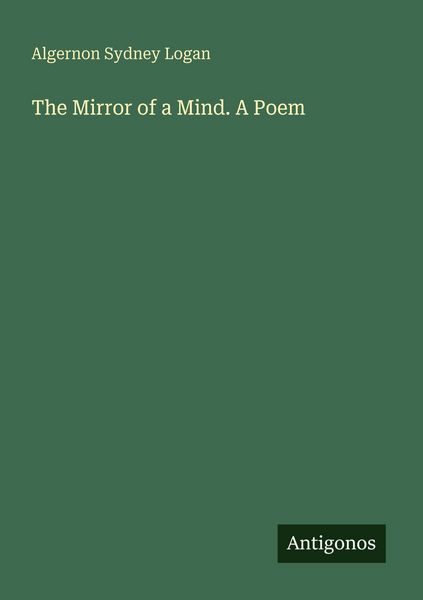 Produktbild: The Mirror of a Mind. A Poem