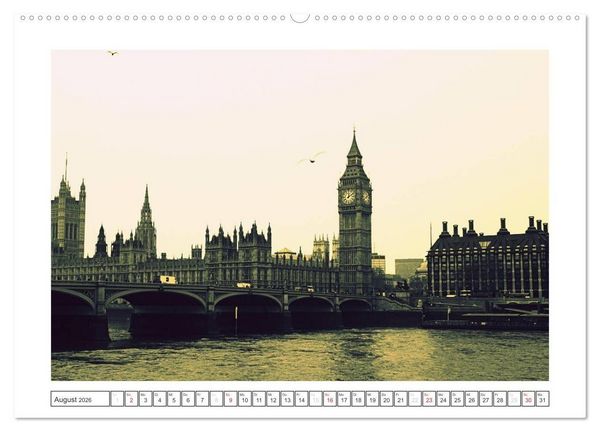 Produktbild: Neues Outfit - LONDON (hochwertiger Premium Wandkalender 2026 DIN A2 quer), Kunstdruck in Hochglanz