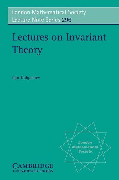 Produktbild: Lectures on Invariant Theory