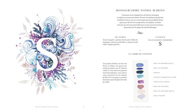 Produktbild: Monogramme in Aquarell