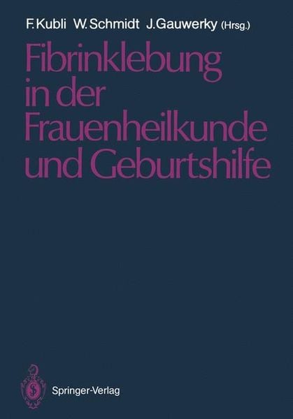 Produktbild: Fibrinklebung in der Frauenheilkunde und Geburtshilfe
