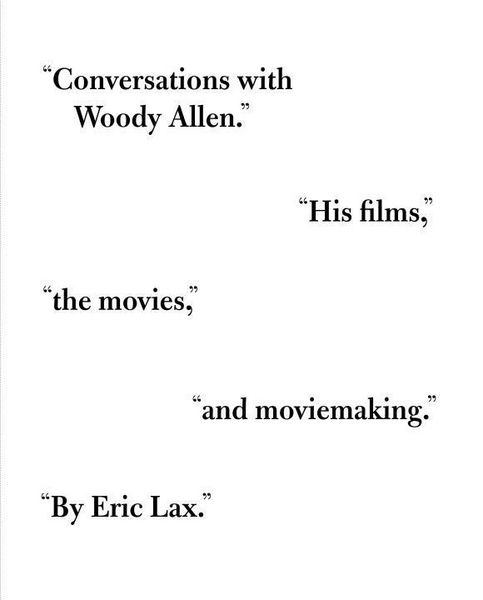 Produktbild: Conversations with Woody Allen