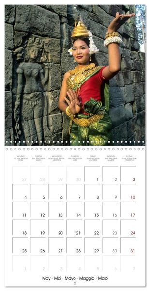 Produktbild: CAMBODIA Amazing Planet (Wall Calendar 2026 12 &times; 12 Inch) CALVENDO 12 Month Wall Calendar