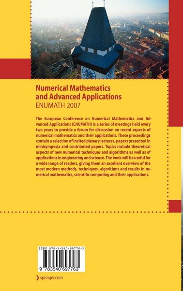 Produktbild: Numerical Mathematics and Advanced Applications