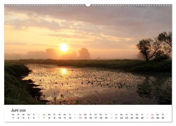 Produktbild: Morgenstimmungen 2026 (hochwertiger Premium Wandkalender 2026 DIN A2 quer), Kunstdruck in Hochglanz