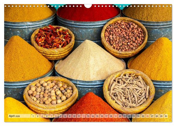 Produktbild: Marokko: Marrakesch, Atlas, Sahara, F&egrave;s (Wandkalender 2026 DIN A3 quer), CALVENDO Monatskalender
