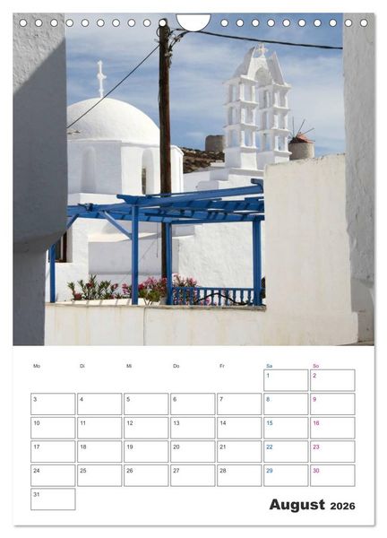 Produktbild: Griechisches Allerlei (Wandkalender 2026 DIN A4 hoch), CALVENDO Monatskalender