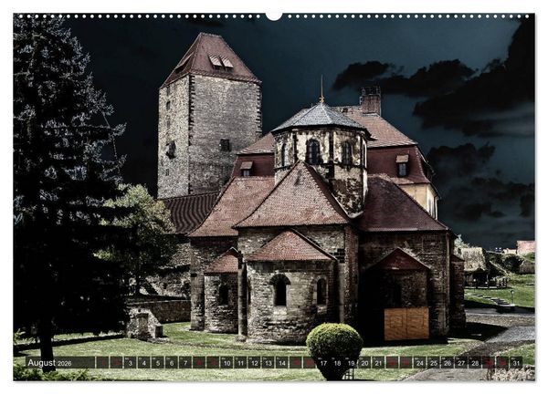 Produktbild: Burgen - Geheimnisvolles Mittelalter (Wandkalender 2026 DIN A2 quer), CALVENDO Monatskalender