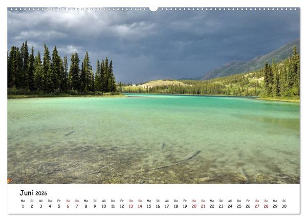 Produktbild: Unendlichkeit in Alaska und Yukon (Wandkalender 2026 DIN A2 quer), CALVENDO Monatskalender