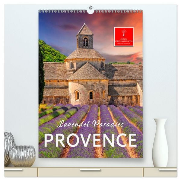 Produktbild: Provence Lavendel Paradies (hochwertiger Premium Wandkalender 2026 DIN A2 hoch), Kunstdruck in Hochglanz