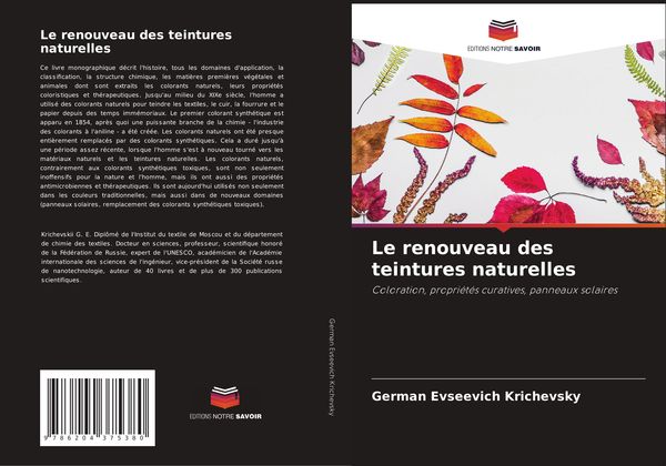 Produktbild: Le renouveau des teintures naturelles
