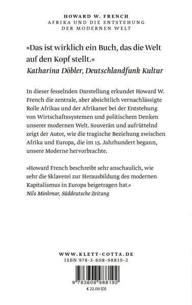 Produktbild: Afrika und die Entstehung der modernen Welt