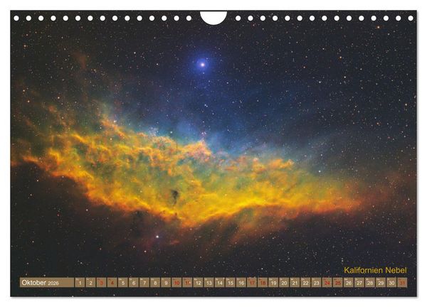 Produktbild: Deep Sky Kalender (Wandkalender 2026 DIN A4 quer), CALVENDO Monatskalender