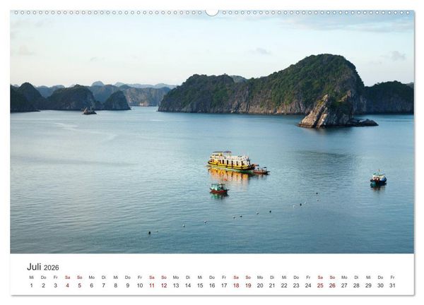 Produktbild: Vietnam - Einzigartige St&auml;dte und wundersch&ouml;ne Natur. (Wandkalender 2026 DIN A2 quer), CALVENDO Monatskalender
