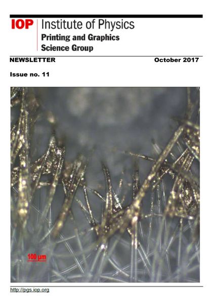 Produktbild: Issue #11 Printing and Graphics Science Group Newsletter (Printing and Graphics Science Group Newsletters, #6)