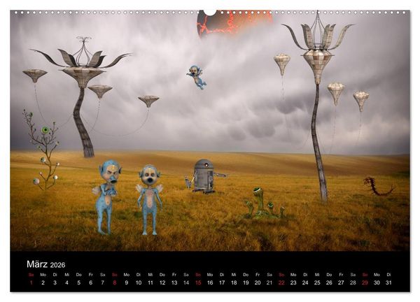 Produktbild: M&auml;rchenhaftes f&uuml;r Kinder (hochwertiger Premium Wandkalender 2026 DIN A2 quer), Kunstdruck in Hochglanz