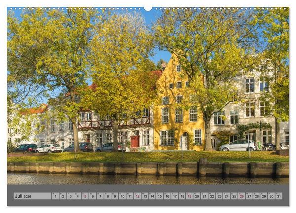 Produktbild: Ansichten der L&uuml;becker Altstadtinsel (Wandkalender 2026 DIN A2 quer), CALVENDO Monatskalender