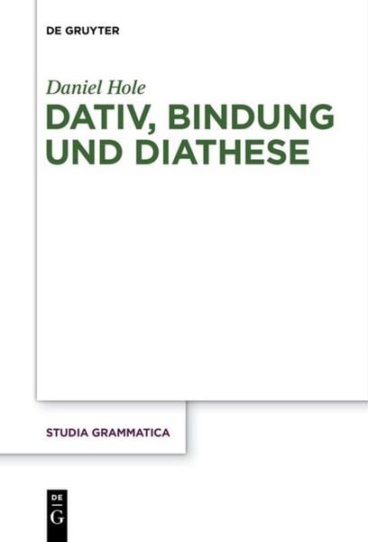 Produktbild: Dativ, Bindung und Diathese