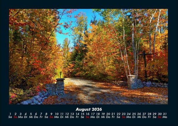 Produktbild: Landschaftskalender 2026 Fotokalender DIN A4