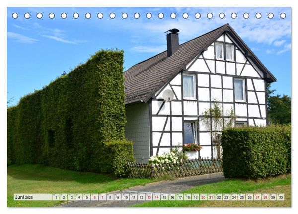 Produktbild: Eicherscheid - Ein Eifeldorf mit Charme und Sch&ouml;nheit (Tischkalender 2026 DIN A5 quer), CALVENDO Monatskalender