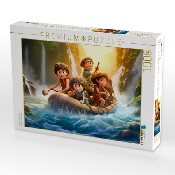 Produktbild: CALVENDO Puzzle Die Fahrt mit dem Boot | 1000 Teile Lege-Gr&ouml;&szlig;e 64x48cm Foto-Puzzle f&uuml;r gl&uuml;ckliche Stunden