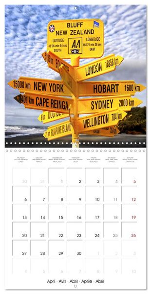 Produktbild: New Zealand Best places to travel (Wall Calendar 2026 12 &times; 12 Inch) CALVENDO 12 Month Wall Calendar