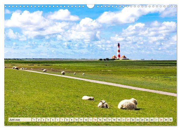 Produktbild: Der sch&ouml;ne Norden Deutschlands (Wandkalender 2026 DIN A3 quer), CALVENDO Monatskalender
