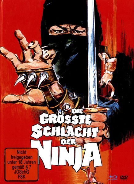 Produktbild: Die gr&ouml;sste Schlacht der Ninja - Mediabook - Cover B - Limitiert auf 500 St&uuml;ck (+ DVD)