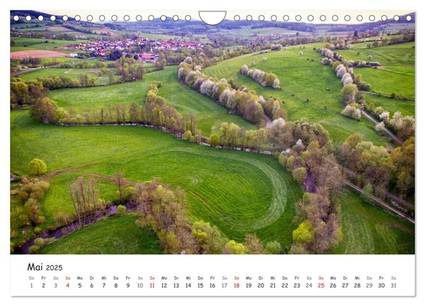 Dörfer in schöner Landschaft (Wandkalender 2025 DIN A4 quer), CALVENDO Monatskalender